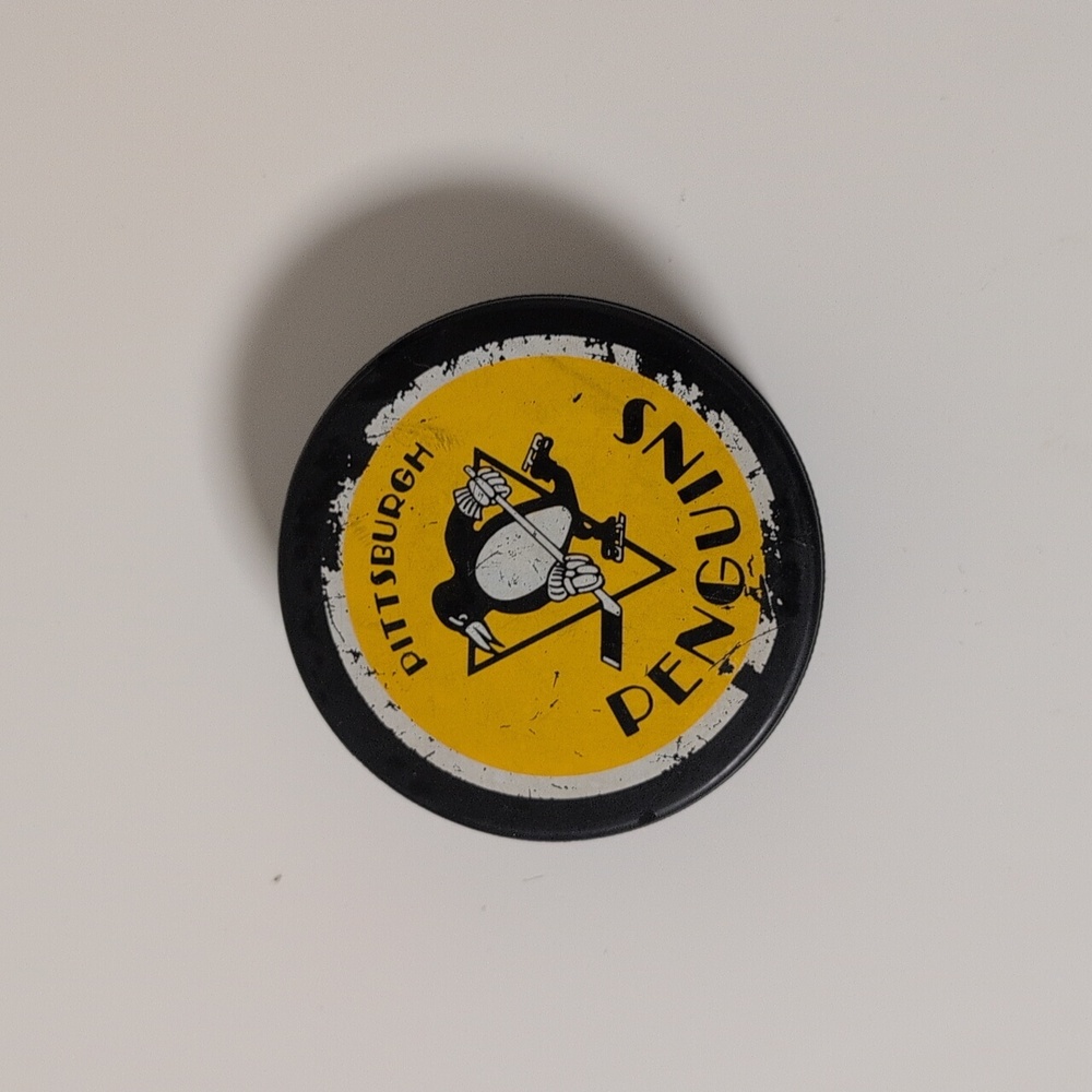 Vintage Pittsburgh Penguins Hockey Puck